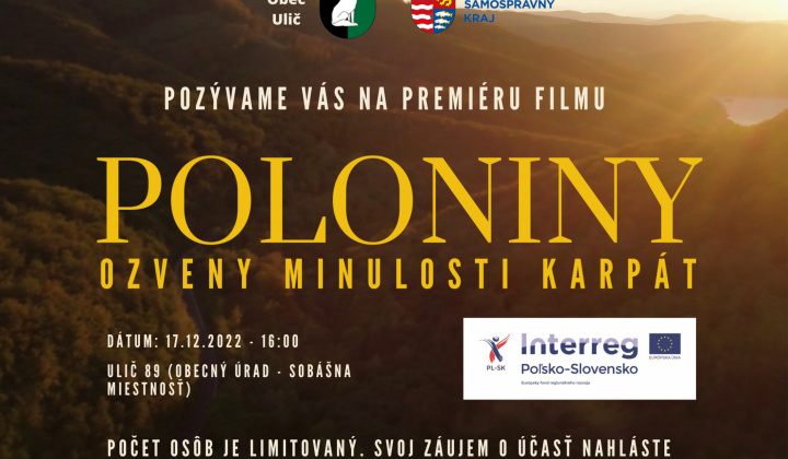 1. fotografia fotogalérie Projekty / Poloniny - ozveny minulosti Karpát - video