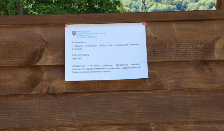 2. fotografia fotogalérie Projekty / Vybudovanie lokálneho trhoviska Ulič - foto