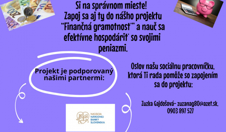 1. fotografia fotogalérie Úradná tabuľa / Finančná gramotnosť - foto