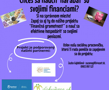 Úradná tabuľa / Finančná gramotnosť - foto