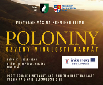 Projekty a granty / Poloniny - ozveny minulosti Karpát - foto