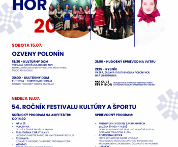 Úradná tabuľa / 54. ROČNÍK FESTIVALU KULTÚRY A ŠPORTU - foto