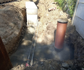 Projekty a granty / Ulič - rozšírenie kanalizácie IV. časť - foto