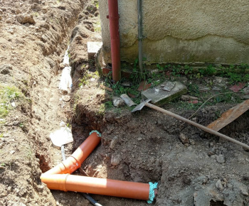 Projekty a granty / Ulič - rozšírenie kanalizácie IV. časť - foto